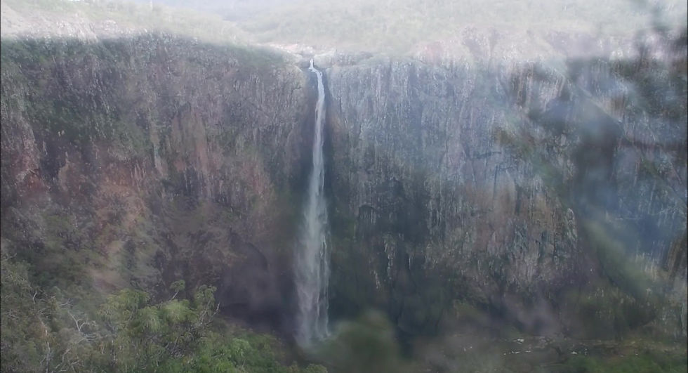 Wallaman falls the tallest single drop waterfall in Australia